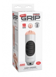 Мастурбатор-вагина Extreme Toyz Mega Grip Vibrating Stroker Mouth - Pipedream - в Керчи купить с доставкой