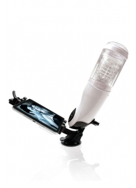 Перезаряжаемый мастурбатор-вагина с держателем для мобильных устройств Extreme Toyz Me - Pipedream - в Керчи купить с доставкой