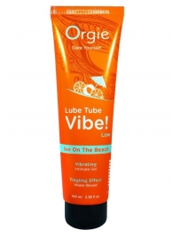 Гель с эффектом вибрации Lube Tube Vibe Low Sex On The Beach - 100 мл. - ORGIE - купить с доставкой в Керчи