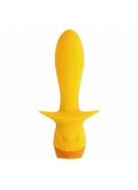 Желтая анальная вибропробка Mellow Yellow - 13,5 см. - Selopa