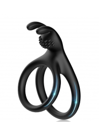 Черное эрекционное кольцо с подхватом мошонки - Boys of Toys - в Керчи купить с доставкой
