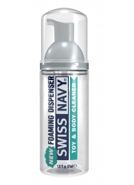 Очищающая пенка для игрушек и тела Toy   Body Cleaner Foamer - 47 мл. - Swiss navy - купить с доставкой в Керчи