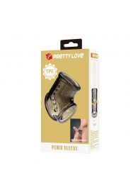 Дымчатая насадка на пенис и мошонку - Baile - в Керчи купить с доставкой