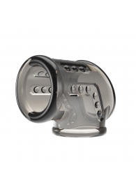 Дымчатая насадка на пенис и мошонку - Baile - в Керчи купить с доставкой