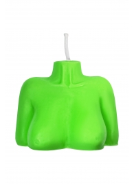 Зеленая сувенирная свеча «Женский силуэт» - Pecado - купить с доставкой в Керчи