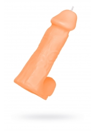 Оранжевая сувенирная свеча «Пенис» - Pecado - купить с доставкой в Керчи