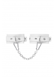 Белые мини-оковы со скруглёнными углами - Pecado - купить с доставкой в Керчи