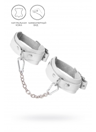 Белые мини-оковы со скруглёнными углами - Pecado - купить с доставкой в Керчи