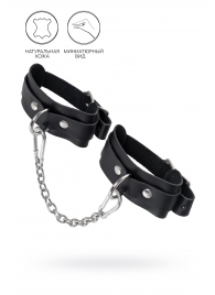 Черные мини-оковы со скруглёнными углами - Pecado - купить с доставкой в Керчи