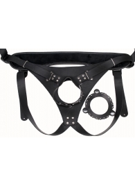 Пояс Hard Brutal для больших насадок - LOVETOY (А-Полимер) - купить с доставкой в Керчи