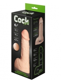 Телесный фаллоудлинитель с мошонкой Cock Next - 17 см. - LOVETOY (А-Полимер) - в Керчи купить с доставкой