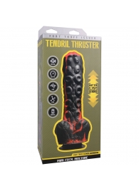 Черно-красная мини-машина на присоске Tendril Thruster - 21,6 см. - Doc Johnson - купить с доставкой в Керчи