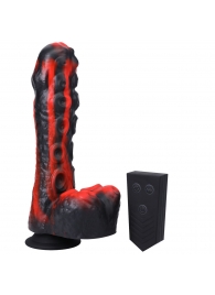 Черно-красная мини-машина на присоске Tendril Thruster - 21,6 см. - Doc Johnson - купить с доставкой в Керчи