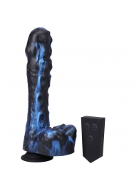 Черно-синяя мини-машина на присоске Tendril Thruster - 21,6 см. - Doc Johnson - купить с доставкой в Керчи