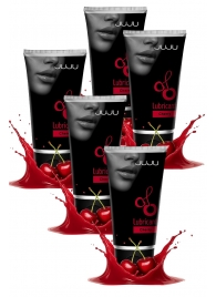 Набор из 5 съедобных лубрикантов JUJU со вкусом вишни - JuJu - купить с доставкой в Керчи