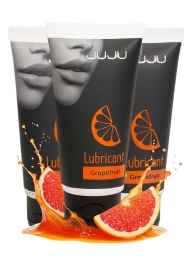 Набор из 3 съедобных лубрикантов JUJU со вкусом грейпфрута - JuJu - купить с доставкой в Керчи
