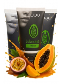 Набор из 3 съедобных лубрикантов JUJU со вкусом тропических фруктов - JuJu - купить с доставкой в Керчи