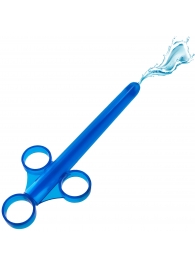 Синий шприц для введения лубриканта XL Lubricant Launcher - XR Brands - купить с доставкой в Керчи