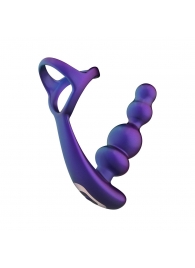 Фиолетовое эрекционное виброкольцо с анальной ёлочкой Stellar Force - ONE DC B.V. - в Керчи купить с доставкой