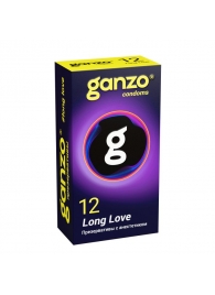 Презервативы с анестетиком для продления удовольствия Ganzo Long Love - 12 шт. - Ganzo - купить с доставкой в Керчи