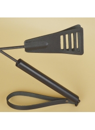 Черный кожаный стек «Сириус» - 60 см. - Sitabella - купить с доставкой в Керчи