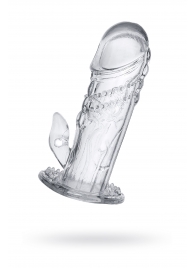 Прозрачная насадка на пенис Uco - 13 см. - A-toys - в Керчи купить с доставкой