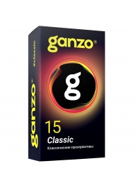 Классические презервативы с обильной смазкой Ganzo Classic - 15 шт. - Ganzo - купить с доставкой в Керчи