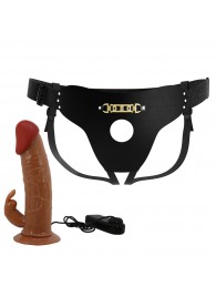 Мужской полый страпон с вибрацией Marion - Baile - купить с доставкой в Керчи