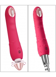 Малиновая насадка на душ с вибрацией Showers to orgasm - 20,1 см. - Orion - купить с доставкой в Керчи