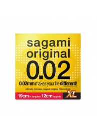Презерватив увеличенного размера Sagami Original 0.02 XL-size - 1 шт. - Sagami - купить с доставкой в Керчи