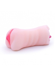 Телесный двусторонний мастурбатор - вагина и ротик - Boys of Toys - в Керчи купить с доставкой