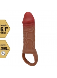 Реалистичная насадка на член Peirre - 15,5 см. - Baile - в Керчи купить с доставкой