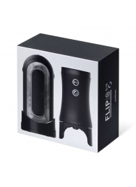 Набор Tenga Flip Zero Electronic Vibrotation: мастурбатор с вибрацией и устройство вращения - Tenga - в Керчи купить с доставкой