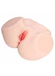 Мастурбатор-полуторс с двойным слоем материала и вибрацией Jenny Onahole Real Vagina - KOKOS - в Керчи купить с доставкой