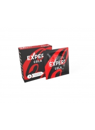 Презервативы с ароматом колы Expert Cola - 3 шт. - Expert - купить с доставкой в Керчи