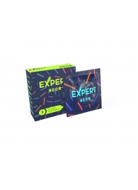 Светящиеся в темноте презервативы Expert Neon - 3 шт. - Expert - купить с доставкой в Керчи