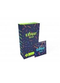 Светящиеся в темноте презервативы Expert Neon - 15 шт. - Expert - купить с доставкой в Керчи