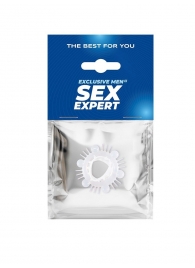 Стимулирующая насадка на пенис с несколькими видами рельефа - Sex Expert - в Керчи купить с доставкой