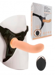 Женский вибрострапон со съемной насадкой и пультом ДУ - Erokay - купить с доставкой в Керчи