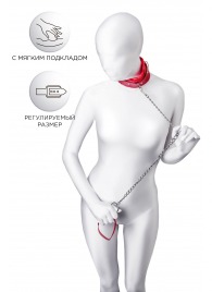 Красный ошейник с подкладкой из меха - ToyFa - купить с доставкой в Керчи