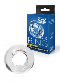 Прозрачное эрекционное кольцо-бублик - Sex Expert - в Керчи купить с доставкой