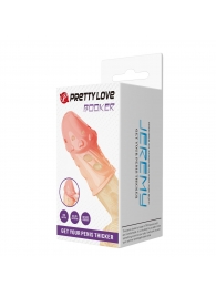 Телесная насадка на пенис Booker - 8 см. - Baile - в Керчи купить с доставкой