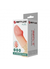 Телесная насадка на пенис Huel - 9 см. - Baile - в Керчи купить с доставкой