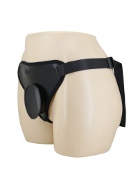 Черные трусики харнесс с платформой Caludio I - Baile - купить с доставкой в Керчи