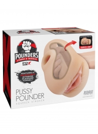 Телесный мастурбатор-вагина Pussy Pounder Squeeze Stroker - Pipedream - в Керчи купить с доставкой