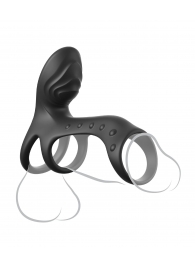 Черная насадка на пенис Ultimate Couples Cage Pro - Pipedream - в Керчи купить с доставкой