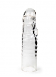 Прозрачная закрытая насадка на член - 15 см. - Sex Expert - в Керчи купить с доставкой