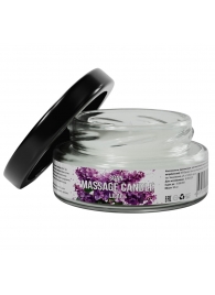 Массажная свеча «Сирень» - 50 мл. - SGAN - купить с доставкой в Керчи