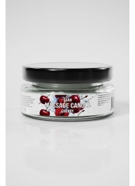 Массажная свеча «Спелая вишня» - 50 мл. - SGAN - купить с доставкой в Керчи