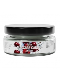 Массажная свеча «Спелая вишня» - 50 мл. - SGAN - купить с доставкой в Керчи